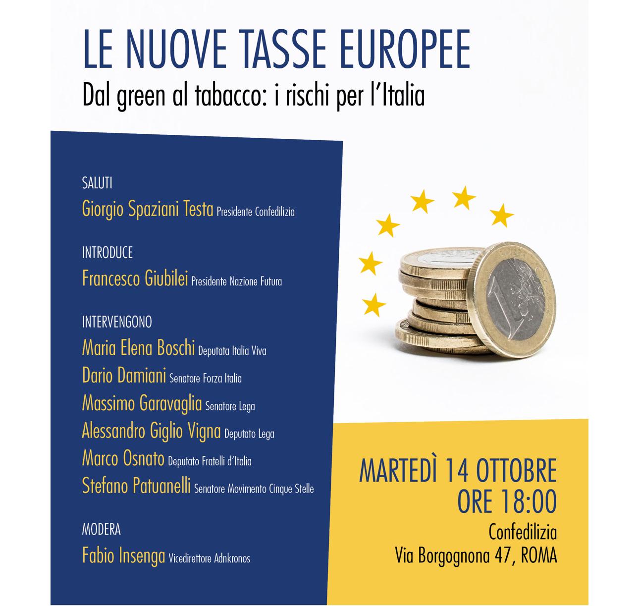 Le nuove tasse europee - Dal green al tabacco: i rischi per l’Italia